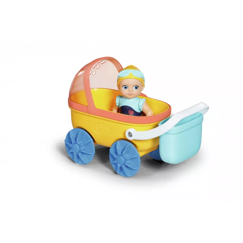 BABY born Splish Splash kinderwagen met Emma badpop meerkleurig