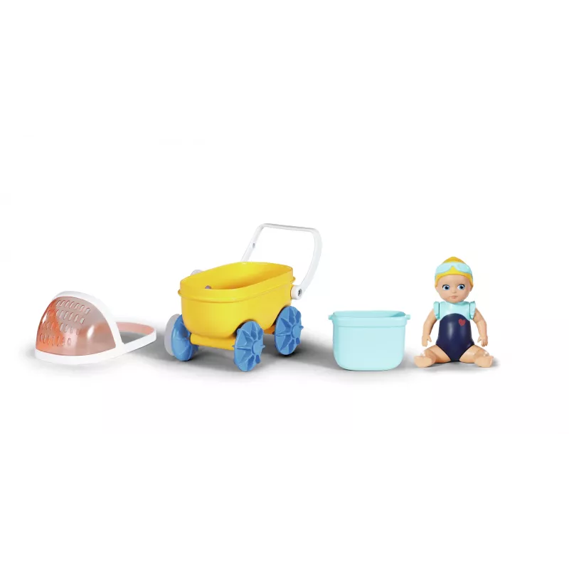 BABY born Splish Splash kinderwagen met Emma badpop meerkleurig