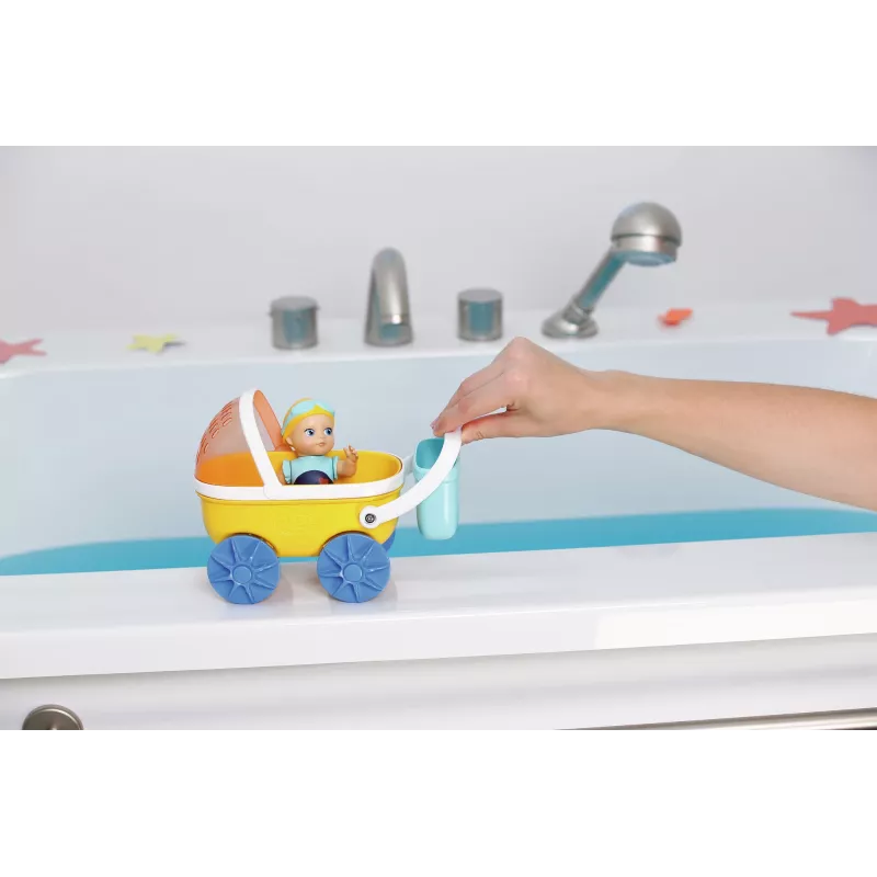 BABY born Splish Splash kinderwagen met Emma badpop meerkleurig