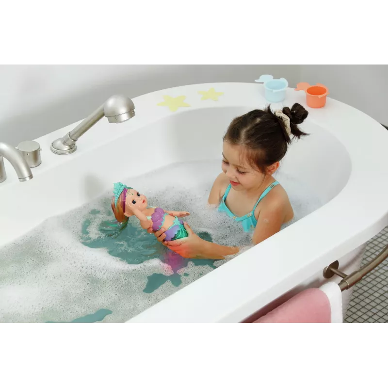 Pop zapf creation BABY born zeemeermin model 837368 – wasbare babypop met zeemeerminstaart