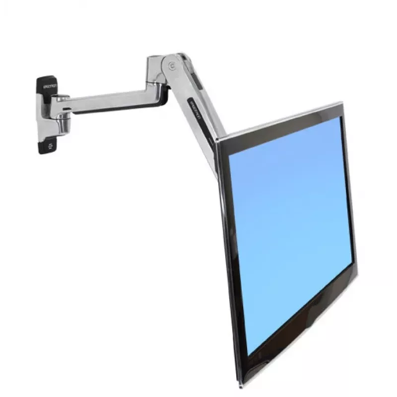 ERGOTRON Lx zit-sta wandsteun LCD-arm (gepolijst aluminium)