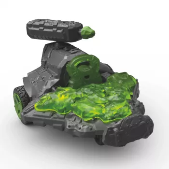 schleich ELDRADOR CREATURES steenstraaljet met mini-kreatuur, actie/avontuur, monsters en draken, steenwereld, 7 jaar, groen, grijs