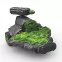 schleich ELDRADOR CREATURES steenstraaljet met mini-kreatuur, actie/avontuur, monsters en draken, steenwereld, 7 jaar, groen, grijs