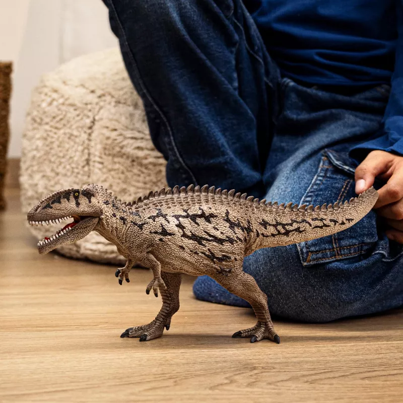 schleich dinosauriër Carcharodontosaurus, 4 jaar, de aarde veroveren, dinosauriërs en vulkaan, meerkleurig