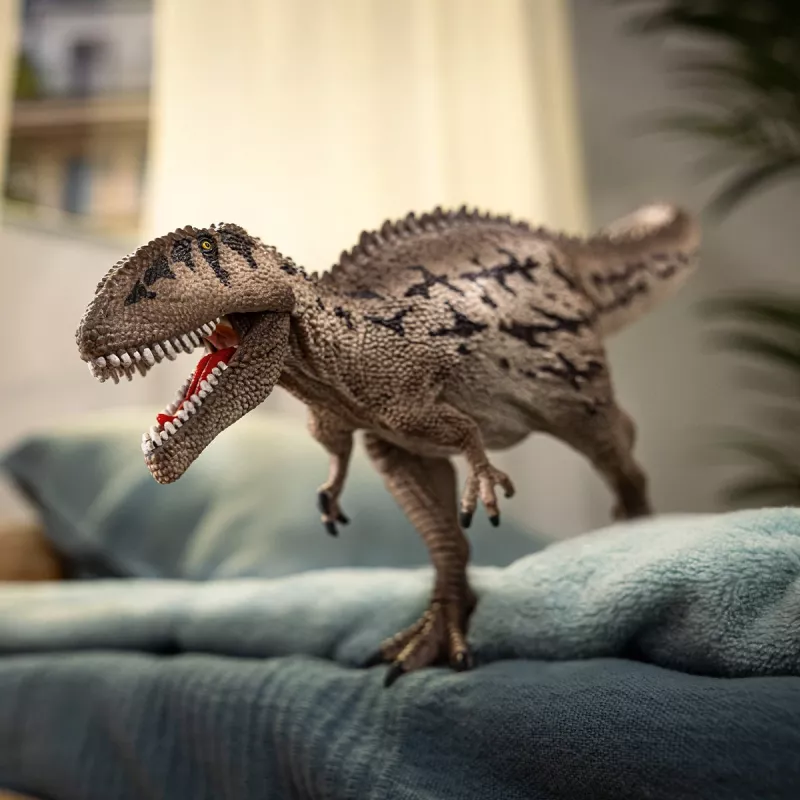schleich dinosauriër Carcharodontosaurus, 4 jaar, de aarde veroveren, dinosauriërs en vulkaan, meerkleurig