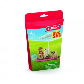 schleich HORSE CLUB daguitstap naar het meer, dier, paarden, tassensets, 5 jaar, veelkleurig