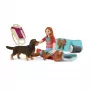 schleich HORSE CLUB logeerpartij speelset met Hannah, dier, paarden, tassensets, 5 jaar, veelkleurig