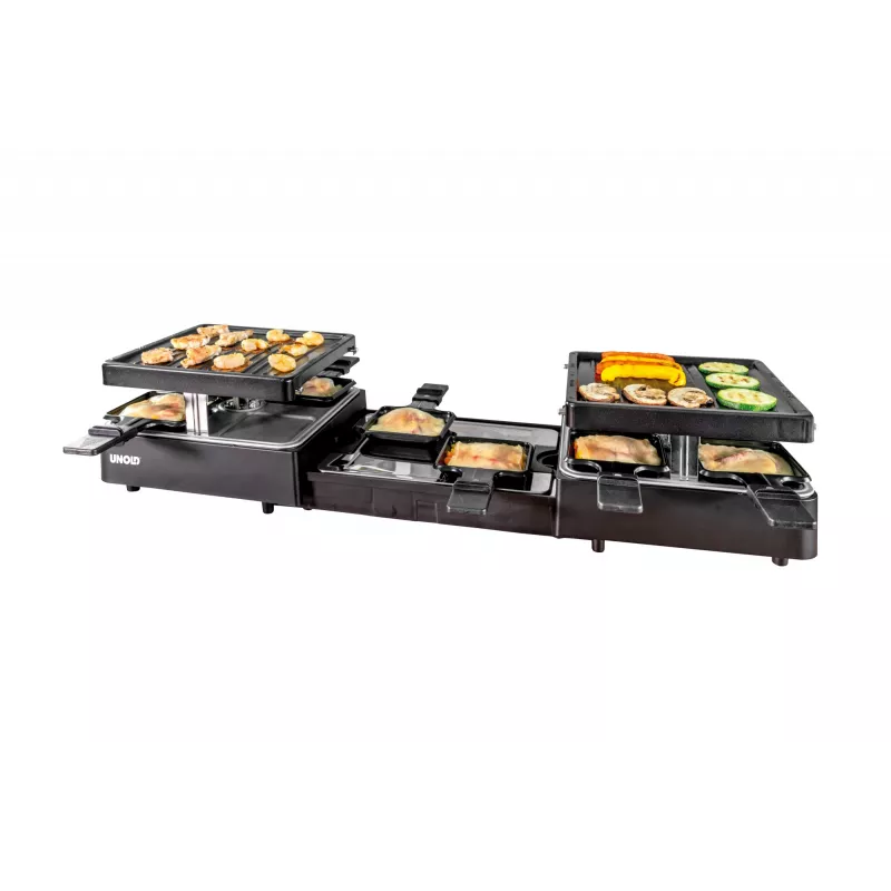 Unold 48755 raclettegrill 8 personen 1300 W zwart