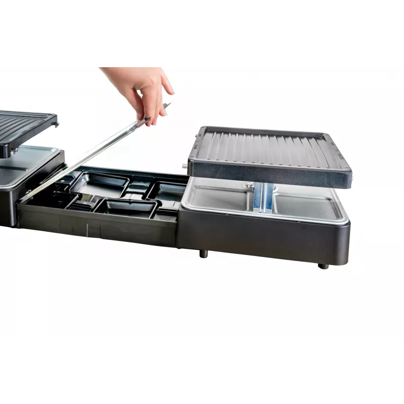 Unold 48755 raclettegrill 8 personen 1300 W zwart