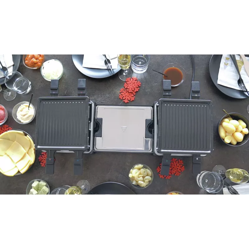 Unold 48755 raclettegrill 8 personen 1300 W zwart