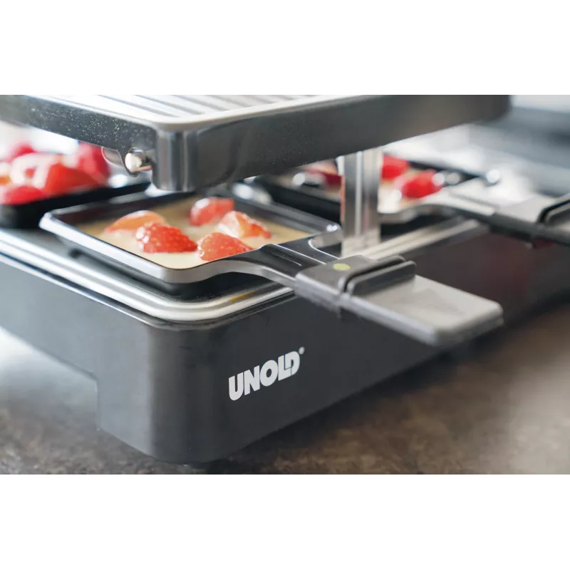 Unold 48755 raclettegrill 8 personen 1300 W zwart