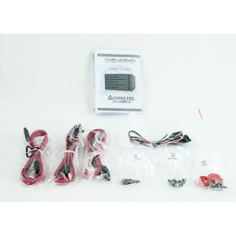 Chieftec CMR-3141SAS drive-bay-afdekking zwart