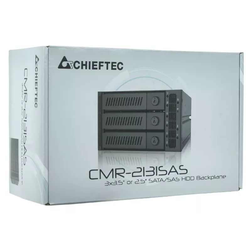 Chieftec CMR-3141SAS drive-bay-afdekking zwart