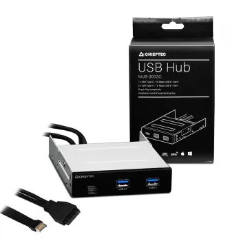 Chieftec MUB-3003 drive-inbouwblende zwart