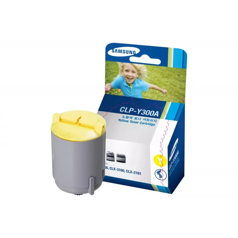 Samsung CLP-Y300A tonerpatroon 1 stuk origineel geel