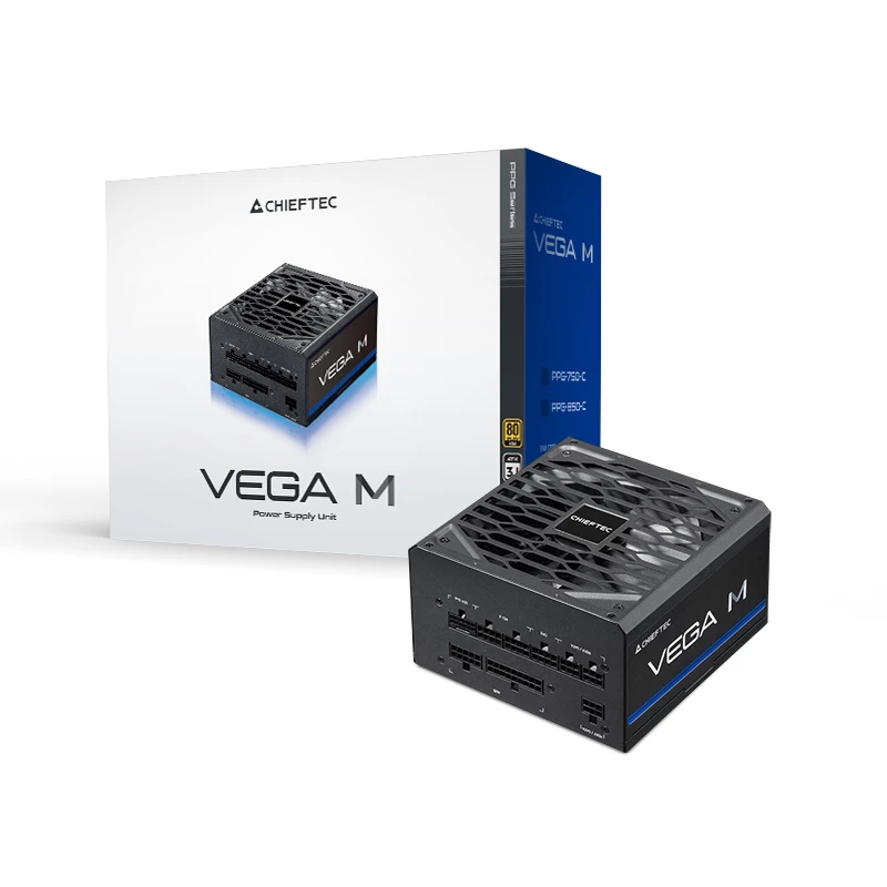 Chieftec Vega PPG-850-C voeding 850 W 20+4-pin ATX ATX zwart