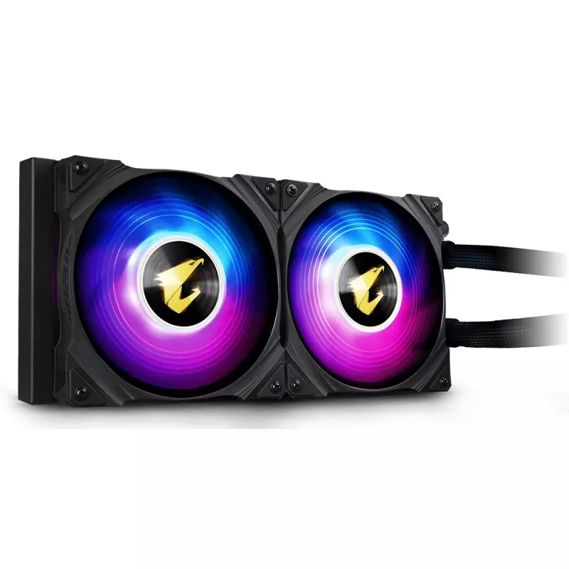 GIGABYTE AORUS WATERFORCE 240 processor all-in-one-vloeistofkoeler 12 cm zwart