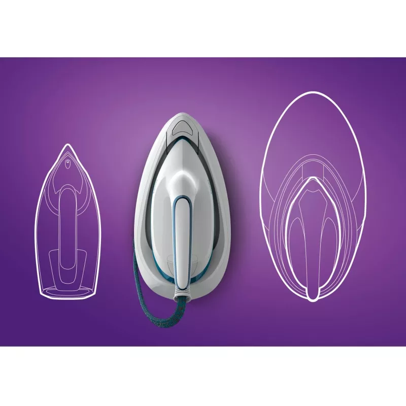 Philips PSG6022/20 stoomstrijkstation 2400 W 1,8 L SteamGlide Plus-strijkzool blauw, wit
