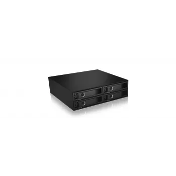 ICY BOX ICY BOX IB-2242SSK - drive-bay-adapter - 5,25 naar 4 x 2,5 (13,3 cm naar 4 x 6,4 cm)