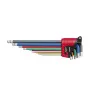 L-inbussleutelset Wiha 43849 metrisch 9 stuks langarm maten 9,1-11,3 cm