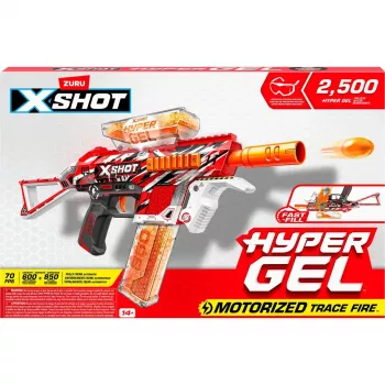 Speelgoedblaster Zuru X-Shot Blaster Trace Fire 70FPS set 1500 ballen, 36621
