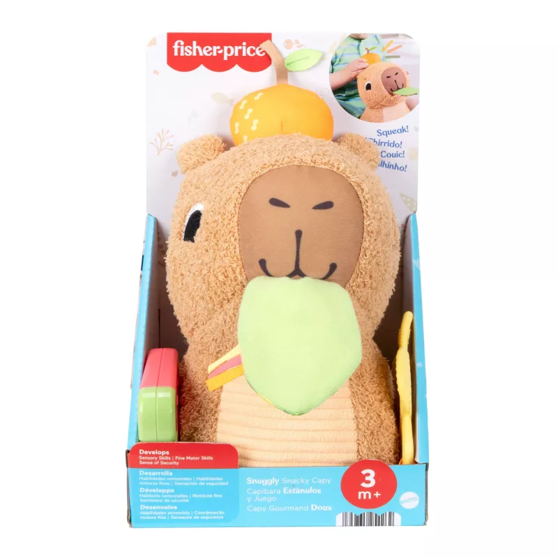Speelgoedwaterschildpad Fisher-Price Snuggly Snacky Capy 0,5 jaar