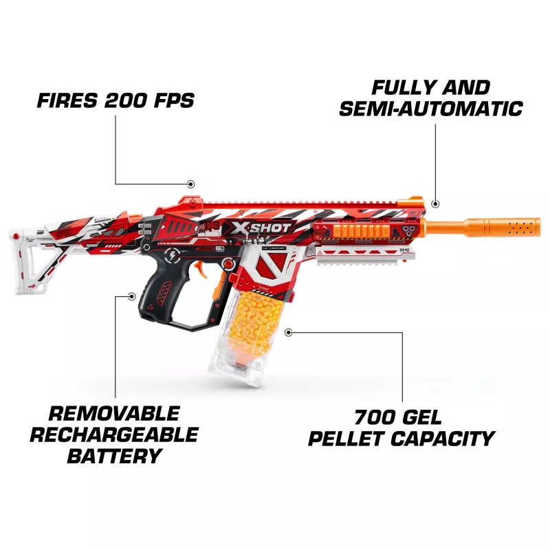 Zuru XSHOT Hyper Gel HPG-700 gelblaster, 3500 gelballetjes