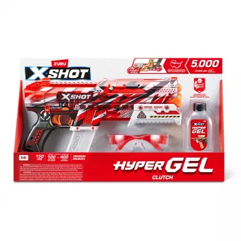 XSHOT Hyper Gel Clutch blaster (5.000 Hyper Gel-pellets) ZURU