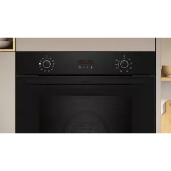Inbouw-elektrische oven NEFF N 30 B2CVG6AK3 — 71 l, zwart, draaiknoppen, elektronische tijdschakelaar, A+