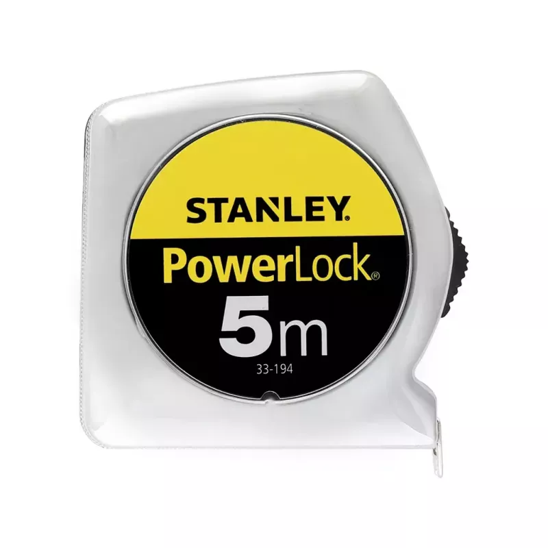 Stanley PowerLock 1-33-442 rolmaat, 10 m x 25 mm