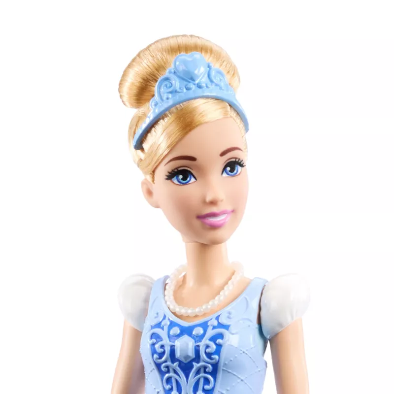 Disney Princess 2-in-1 verhalen Cinderella modepop met 2 opzetstukken, 2 rokken & 9 accessoires