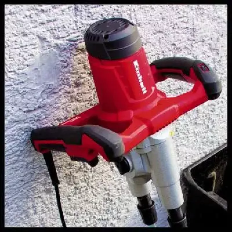 Verf- en mortelmixer EINHELL TE-MX 1600-2 CE Twin, 1.600 W, rood/zwart
