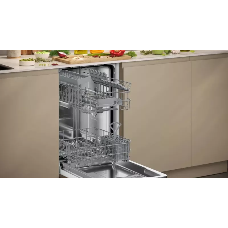 Vaatwasser NEFF S853HKX20E volledig inbouwbaar Slimline 10 couverts, Home Connect, 46 dB