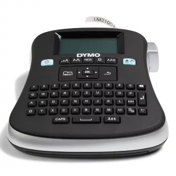 DYMO LabelManager ® ™ 210D - QWZ, QWERTZ, D1, thermotransfer, 180 x 180 DPI, 12 mm/s, zwart, zilver