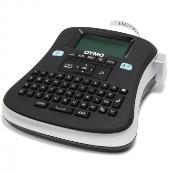 DYMO LabelManager ® ™ 210D - QWZ, QWERTZ, D1, thermotransfer, 180 x 180 DPI, 12 mm/s, zwart, zilver