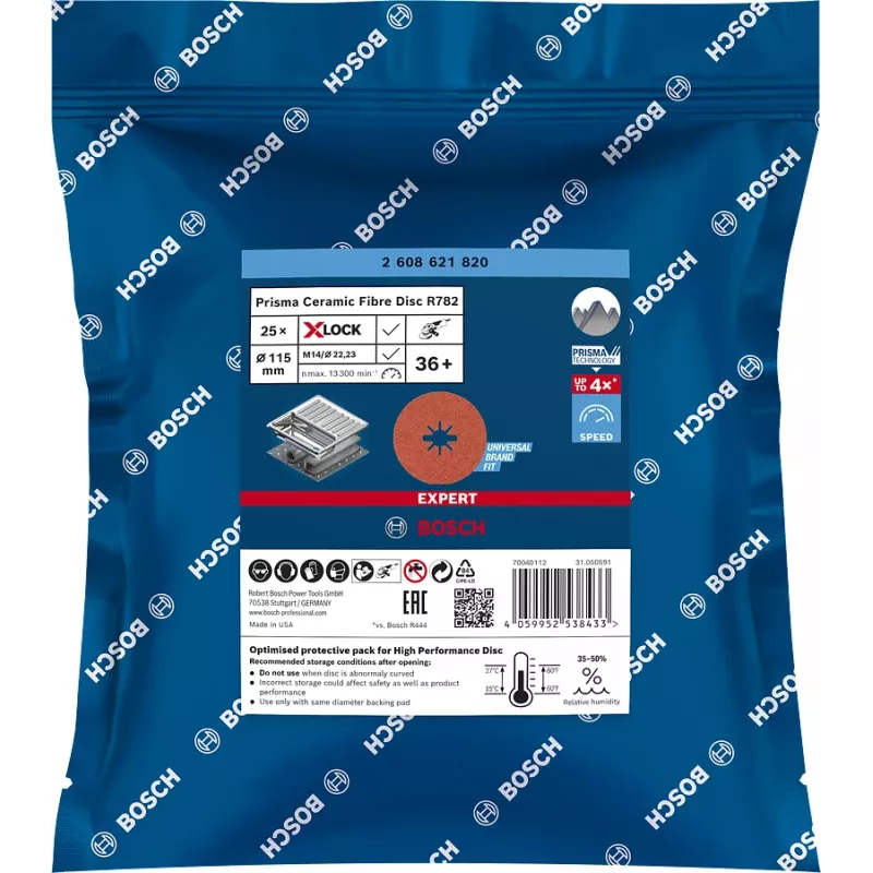 Bosch 2 608 621 825 haakse slijper accessoire slijpschijf