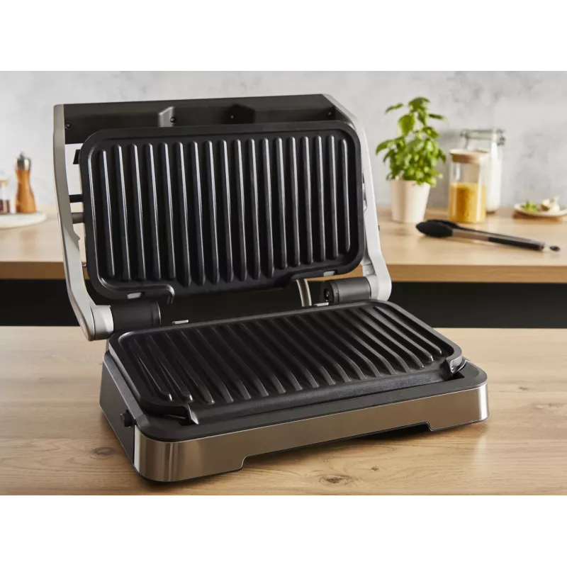Contactgrill Tefal OptiGrill 2in1 GC773D RVS 2100 W