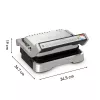 Contactgrill Tefal OptiGrill 2in1 GC773D RVS 2100 W