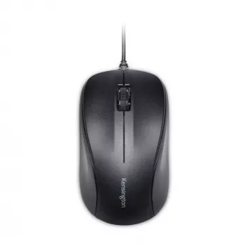 Kensington Wired ValuMouse, dubbelhandig, optisch, USB Type-A, 1000 DPI, zwart