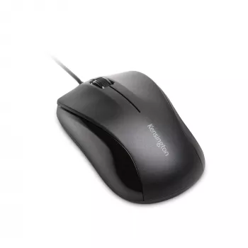 Kensington Wired ValuMouse, dubbelhandig, optisch, USB Type-A, 1000 DPI, zwart