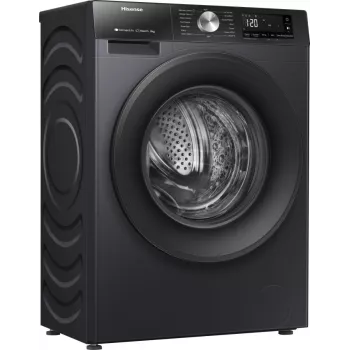 Hisense WF3S8043BB3 Wasmachine Frontlader 8 kg 1400 t/min Zwart