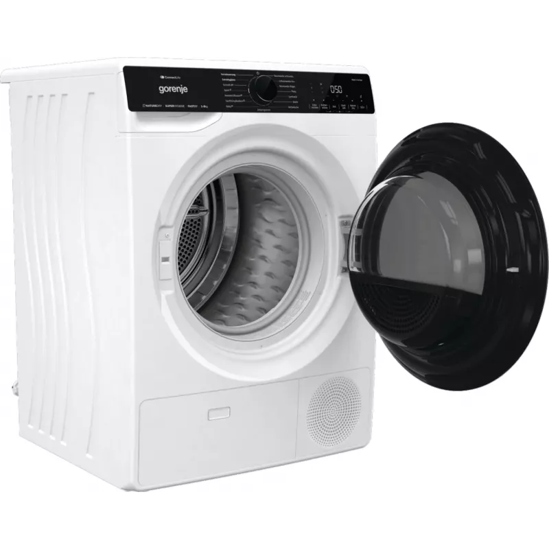 Gorenje DPNA83W Wasdroger vrijstaand Frontlader 8 kg Zwart, Wit