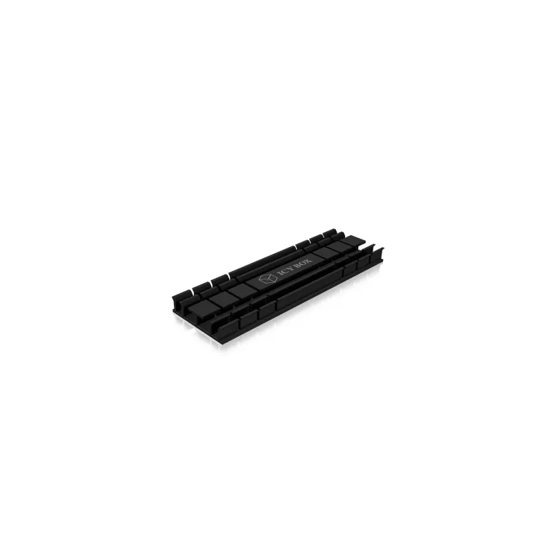 ICY BOX IB-M2HS-701 M.2 2280 SSD koelblok, passief, aluminium, PC/PS5, zwart