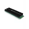 ICY BOX IB-M2HS-701 M.2 2280 SSD koelblok, passief, aluminium, PC/PS5, zwart