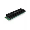 ICY BOX IB-M2HS-701 M.2 2280 SSD koelblok, passief, aluminium, PC/PS5, zwart