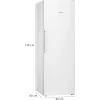 Siemens iQ300 GS33NVWEP vrieskast, 225 l, klasse E, wit