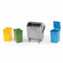 Afvalcontainer-set BRUDER 2607