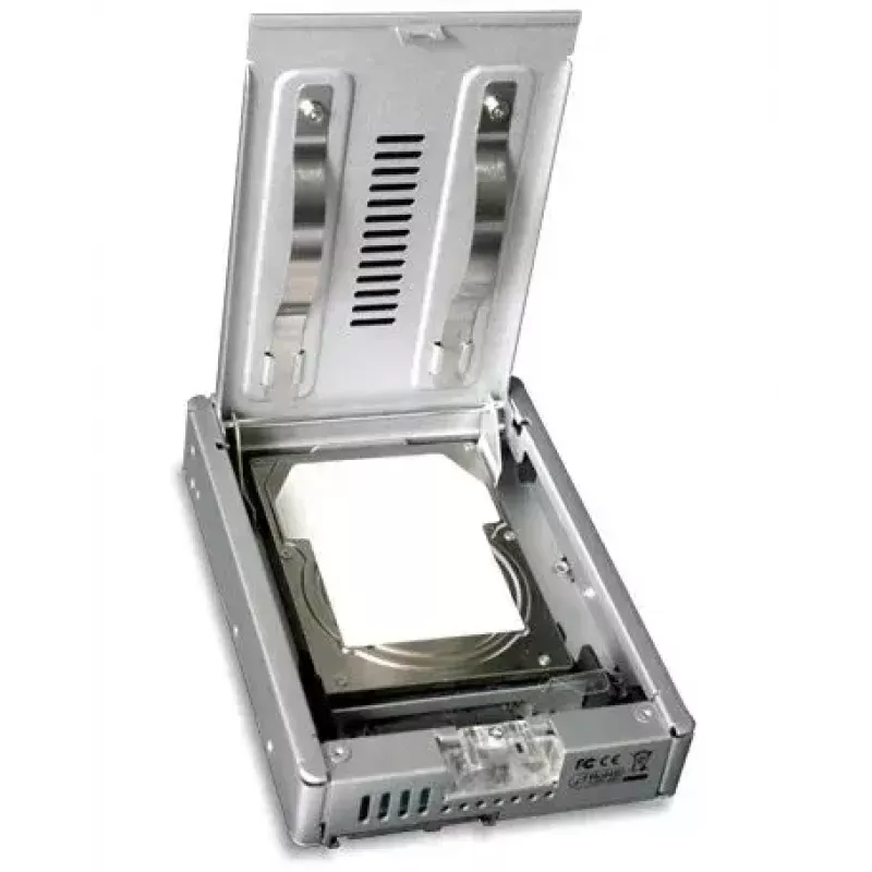 Cremax ICY Dock MB982IP-1S - opslag-inbouwadapter - 8,9 cm naar 6,4 cm (3.5 naar 6,40cm (2.5)) - Zilver (MB982IP-1S-1)