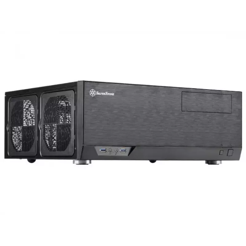 PC-behuizing Silverstone Grandia GD09 Desktop zwart