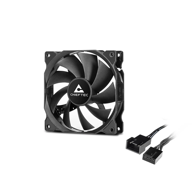 Chieftec ZF-1225PWM computerkoelsysteem computerbehuizing ventilator 12 cm Zwart 1 stuk